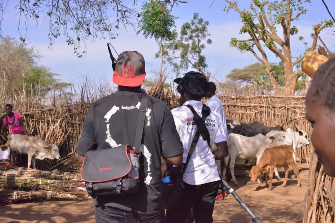 NUFA crew on a production shoot